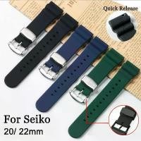 ราคา 20 มม.22 มม.สายนาฬิกาซิลิโคนสําหรับ Seiko Diver ดําน้ํา Skx007 Skx009 Tuna ยางนุ่ม Watchbands Quick Release นาฬิกา Universal สายรัดข้อมือผู้ชายผู้หญิงสร้อยข้อมือ (1734509224589886561)