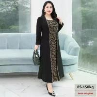 ราคา 5XL-8XL ชุดเดรสผู้หญิงไซส์ใหญ่ใหม่ฤดูใบไม้ร่วง 300 จิน ชุดสองชิ้นปลอมแขนยาวลายเสือดาว เช่า ชุด เพื่อน เจ้าสาว เดรส ใส่ สบาย สุภาพ สี ดํา รัด รูป พราง หุ่น ผ้า ไทย ประยุกต์ ไปงาน (1734225542589088944)