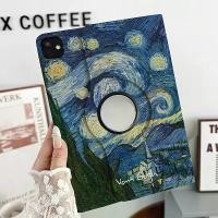 ราคา COD. iPad 360 ​​Degree Rotation Oil Painting Style Pro11 Air7/6 11 Gen9/8/7 10.2 Pro12.9 22/21/20 iPad Gen5 Gen6 9.7 Air2/1 9.7 ขายดีรับประกัน！ (1734196985904661853)