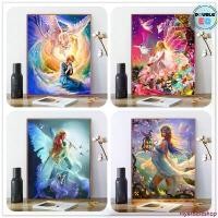 ราคา ชุดปักคริสตัล ครอสติส สำหรับตกแต่งบ้าน เซ็ต นางฟ้า DIY Crystal painting Angle Set ขายร้อน (1733304013305185920)