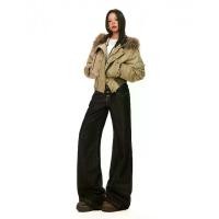 ราคา ยีนส์กระดุมสีดำสำหรับผู้หญิง, กางเกงขาบานเอวต่ำหลวมใหม่สำหรับฤดูใบไม้ผลิ ส่วน ผ้า ยีนส์ กางเกง 8 สลาฟ ใหญ่ ไซส์ 7 หญิง ผู้ ยูนิโคล่ สนิม สี กระโปรงยีนส์ สกิน นี่ ป้ายทอง ป ง สาวอ (1733837675263067644)