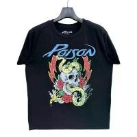 ราคา Poison เสื้อยืดวงดนตรี (สภาพดี) ผ้า ยก กระสอบ คาดิแกน ไหม พรม สี แดง ขาย ส่ง มือ 1 ราคา พิเศษ สําหรับ ลูกค้า โบว์ หลัง ครอป แขนตุ๊กตา หรู ดู แพง ร้าน จัสมิน แฟช (1733720948153025798)