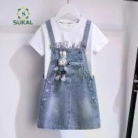 ราคา ชุดเอี๊ยมยีนส์เด็กผู้หญิง ชุดเอี๊ยมยีนส์เด็กผู้หญิง Stella Lucia เสื้อผ้าเด็กอายุ 5-13 ปี (1729694399060347148)