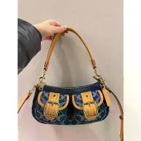 ราคา กระเป๋าผู้หญิง Koujia 2026 รุ่น SOHO กระเป๋าสะพายใต้แขนสไตล์วินเทจ กระเป๋า Ashton Retro Baguette Biker Bag กระเป๋าสะพายข้างแบบครอสบอดี้ กระเป๋า Mahjong (1734686615382886168)