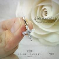 ราคา 【จัดส่งทันที】 ❇จี้สร้อยคอ ฝังคริสตัลเพชรบาเก็ต Baguette Shape ลายไม้กางเขน Cross ขนาดกลาง เครื่องประดับ สร้อย PD090 ValueJewelry♬ (1734528271509915068)