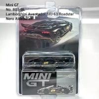 ราคา Mini GT No. 803-BL Lamborghini Aventador SVJ 63 Roadster Nero Aldebaran / blister package (1732821689430803913)