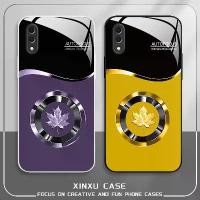 ราคา For Samsung Galaxy A01 Core Luxury Maple Leaf Tempered Glass Anti-Slip Shockproof Phone Case (1733993772643419316)