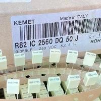 ราคา 0.056UF 250V (แพ็ค10ตัว/100ตัว) 56nF 250V 563J Cโพลีขา5มิล made in Italy เกรดอย่างดี สีเหลืองซีด Cโพลี 5มิล แท้ใหม่แกะกล่อง C 56นาโนฟารัต 563K 250V 0.056UF 50V 0.056UF 100V 56n 2 (1733938777604195934)