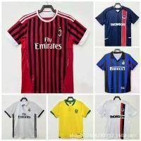 ราคา เสื้อฟุตบอลวินเทจขายส่ง ทีมเอซี ปารีส ทีมเยือน อินเตอร์ มิลาน เรอัล มาดริด บราซิล เสื้อฟุตบอลวินเทจแขนสั้นคลาสสิก (1734451069606201017)
