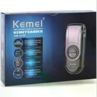 ราคา Kemei KM-Q788 เครื่องโกนหนวดไฟฟ้าขนาดพกพา แบบชาร์ทไร้สาย พร้อมที่กันจอน - สีทอง แว๊ก บราซิล เลี่ยน (1733834420085294289)