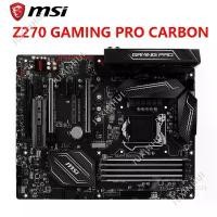 ราคา เมนบอร์ด MSI Z270 GAMING PRO CARBON สำหรับการระบายความร้อนด้วยน้ำ (น้ำมันหล่อลื่น) รองรับสล็อต M.2 และ CPU Intel Core i5‑6400/i7‑7700K (1734622467055585115)