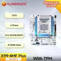 ราคา Huananzhi เมนบอร์ด X99-4MF PLUS V1.0 สำหรับ CPU Intel Xeon E5 Socket LGA2011-3 รองรับ RAM DDR4 128GB ช่อง M.2 NVMe SATA พอร์ต USB 3.0 พร้อมชิป TPM 2.0 ขนาด Micro-ATX (1734570120349845172)