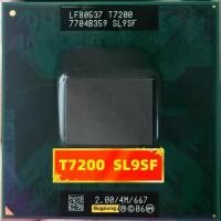 ราคา Intel Core 2 Duo T7200 SL9SF 2.0 GHz โปรเซสเซอร์คู่แกนสำหรับแล็ปท็อป ขนาด 4MB รหัส PGA478 (1734622690811545220)