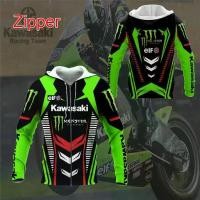 ราคา เสื้อฮู้ดซิปรถจักรยานยนต์ Kawasaki แฟชั่น KAWASAKI สำหรับผู้ชายและผู้หญิงแข่ง Tin-Ht Ver6 เสื้อสเวตเตอร์ Unisex เสื้อแจ็คเก็ต (1732907256944952974)