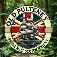 ราคา Room Decor 1pc Old Pulteney Single Malt Scotch Whisky Vintage Aluminum Sign, Nautical Sailboat Metal Tin Wall Decor for Home, Bar, Cafe & Garage (1733266668604524210)