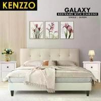 ราคา ส่งฟรี!! KENZZO: เตียงนอน ฐานเตียง+หัวเตียง 6 ฟุต 5 ฟุต 3 ฟุตครึ่ง 3 ฟุต Galaxy Divan Bed/ เตียงนอน 5 ฟุต/เตียงนอน 6ฟุต (1734623129200789481)
