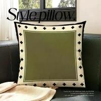 ราคา หมอนอิงทรงเรขาคณิตสไตล์วินเทจ สี่เหลี่ยมผืนผ้า สีอ่อนหรู เหมาะสำหรับห้องนั่งเล่น หมอนอิงโซฟา ห้องนอน หัวเตียง หมอนนุ่ม (1733955774184457838)