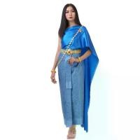 ราคา ชุดไทย ชุดไทยประยุกต์ ชุดไทยห่มสไบ ผ้าสไบออเจ้า ชุดเพื่อนเจ้าสาว ชุดไทยโบราณ Thai Costume Traditional Thai Dress (1733277872140027806)