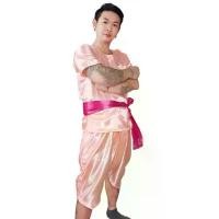 ราคา ชุดไทย ราคาถูกสำหรับผู้หญิงและผู้ชาย ผ้ามัน/ผ้าต่วน โจงกระเบน เสื้อคอกลมสี ชุดไทยประเพณี ใส่งานประเพณี ขายดี (1733865358775977275)