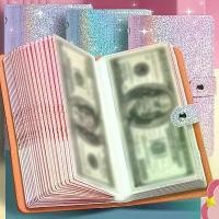 ราคา สมุดเก็บของขนาดใหญ่ A6 | สมุดสะสมธนบัตร ผลิตจากวัสดุคุณภาพสูง มี 50 หน้า สามารถใส่ธนบัตรได้ 100 ฉบับ เหมาะสำหรับเก็บภาพธนบัตร แสตมป์ และบัตรธนาคาร | อัลบั้มสะสมสำหรับธนบั (1734575425146226182)