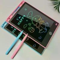 ราคา 21.59cm Large LCD Writing Board with Color Screen & Stylus - Battery-Powered Interactive Smartboard, 1080p HD Display, 1080p HD Touchscreen, 1080p HD Drawing & Writing, Durable P (1734706258448451303)