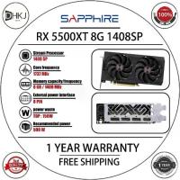 ราคา การ์ดจอ SAPPHIRE RX 5500XT 8GB มือสอง การ์ดเกม RX5500XT ความเร็วสัญญาณรบกวน 1737MHz–1845MHz หน่วยความจำ GDDR6 ขนาด 8GB แบนด์วิดท์ 128 บิต อัตราการทำงาน 14000MHz (1734812813170673400)
