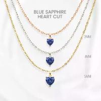 ราคา สร้อยคอไพลินแท้ (Blue Sapphire) หัวใจมินิมอล เงินแท้ 925 ชุบทองคำขาว/ทอง /โรสโกลด์ จี้พลอย GEORGE Jewelry (1734500051735512315)