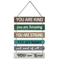 ราคา ของตกแต่งผนัง ของแขวนสไตล์ยุโรป ตกแต่งบ้าน ป้ายไม้ ป้ายแขวนไม้ ของตกแต่งผนังแรงบันดาลใจ ป้ายคำงานฝีมือไม้ (1733319484891891456)