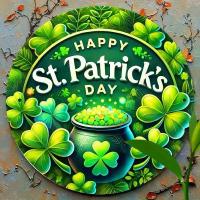 ราคา "Happy St. Patrick's Day Shamrock Pot" ของตกแต่งผนัง - ของตกแต่งโลหะเหล็กทรงกลมขนาด 7.87 นิ้ว สำหรับบ้าน ห้องนั่งเล่น ร้านกาแฟ สำนักงาน - ของตกแต่งผนังกันน้ำและทนทาน แบบแบน 2 มิต (1734618998743270558)