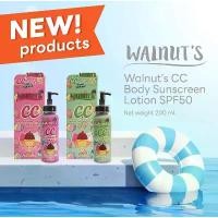 ราคา [COD] [tiktok]โลชั่นกันแดด Walnut CC Sunscreen body Lotion spf50+++ วอลนัท ทาตัวกันน้ำ กันแดด 200ml (1734872298566026381)