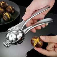 ราคา Chestnut Opener Machine Stainless Steel Quick Clip Walnut Pliers Chestnut Sheath Cutter Nut Cracker Sheller Kitchen Tool (1734000617207269095)