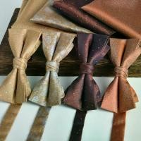 ราคา 2-piece set of flat bow ties and pocket squares, floral neck ties, high-density pocket squares, new in stock, yarn-dyed jacquard (1734834629379851365)