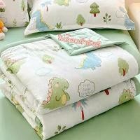 ราคา ผ้าห่ม ผ้าห่มนาโน blanket ผ้าห่มขนแกะ ผ้าห่มเย็นSoybean Quilt 2-Layer Yarn Cover Not Hot, Good Ventilation ผ้าห่ม ผ้าห่มนาโน blanket ผ้าห่มขนแกะ ผ้าห่มเย็น (1734519816894383610)