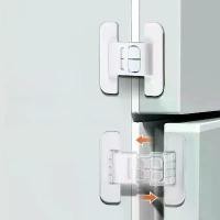 ราคา Refrigerator door fixed buckle, door closer, non-punching child anti-opening safety lock, refrigerator door safety lock (1734235565501416957)