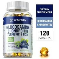ราคา สินค้าขายดี สินค้าดี XEMENRY Glucosamine Chondroitin MSM - ขมิ้น, Boswellia - อาหารเสริมระดับพรีเมียม - รองรับข้อต่อ - อาหารเสริมข้อต่อ (1734040114348001201)