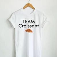 ราคา Team Croissant เสื้อยืด เสื้อสกรีน เสื้อยืดลาย ทีม ครัวซอง ครัวซองต์ คนชอบกินครัวซอง เสื้อยืดตลกๆsmoi3 (1734844506743277532)