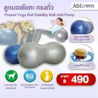 ราคา [จัดส่งทันที] ลูกบอลโยคะ ลูกบอลถั่ว สำหรับออกกำลังกาย Peanut Yoga Ball (1732886482271831281)