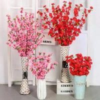 ราคา 10pcs/set 65CM Artificial Flowers Cherry Blossoms Vase Wedding Room Hotel Decoration Valentine's Day Birthday Gift Bouquet for Wedding Home Decor Fake Cherry Blossom Flower (1733044100261316554)