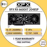 ราคา การ์ดจอ XFX RX 6600 XT มือสอง ขนาด 8GB สเปก SP2048 ความเร็วสัญญาณรบกวน 2607MHz หน่วยความจำ GDDR6 8GB แบนด์วิดท์ 128bit อัตราการส่งข้อมูล 16 Gbps พลังงาน GPU TDP 160W (1734812849963238877)