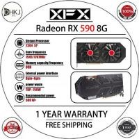 ราคา การ์ดจอ XFX RX 590 8GB 2304SP มือสอง การ์ดแสดงผล/วิดีโอ 8GB ETH AMD Radeon RX590 Ethereu สำหรับคอมพิวเตอร์ตั้งโต๊ะ เกม (1734812869497161181)