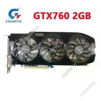 ราคา การ์ดจอ [มือสอง] GIGABYTE GTX760 2GB/4GB, แบนด์วิดท์ 256 บิต, หน่วยความจำ GDDR5 รุ่น 2.0, NVIDIA GeForce GTX 760 4GB, การ์ด DVI ใช้แล้ว GV N760OC 2GD การ์ดแสดงผลสำหรับเกมมิ่งมาพร (1734622758883591611)