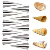 ราคา สแตนเลส ครัวซองต์ ม้วนขนม ครีมพัฟ ขนมปัง ครีมฮอร์น แม่พิมพ์ brioche หลอดแคนโนลี แม่พิมพ์วาฟเฟิลโคน เครื่องมืออบ (1733315432831616645)