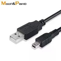 ราคา สายเคเบิล Mini USB 2.0 แบบ 5 ขา เป็น USB สำหรับการชาร์จเร็วและการถ่ายโอนข้อมูล อุปกรณ์เล่นเพลง/วิดีโอ กล้องดิจิทัล กล้องติดรถยนต์ กล้องติดหน้ารถ กล้องดิจิทัล กล้องถ่ายรูป อุปกรณ์ (1734440407906682787)