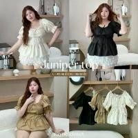 ราคา Juniper Top - เสื้อแขนตุ๊กตาระบายชาย ผูกโบว์หน้า (มี2ไซส์) | Rayne.Closet (1734736708276552973)