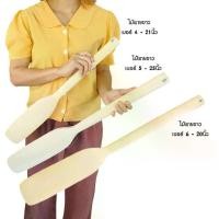 ราคา 028. ไม้พายขาว ไม้พายทำขนม กวนขนม เล็ก-ใหญ่-ยักษ์ spatula wood (1731637219499672861)