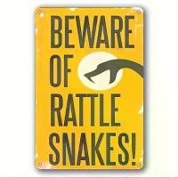 ราคา ป้ายเตือน "Beware of Rattle Snakes", วัสดุโลหะ, 8 "* 12", ตกแต่งผนัง, ไม่มีกรอบ, กันน้ำ, เหมาะสำหรับใช้ในร่ม / กลางแจ้ง, สำหรับบ้าน, บาร์, คาเฟ่, โรงรถ, แผ่นจราจรเพื่อความปลอดภัย (1733025752512104403)