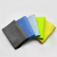 ราคา Pineapple Grid Car Towel Car Absorbent Honeycomb Microfiber Waffle Car Wash Towel Cloth Square Towel (1733606003771278461)