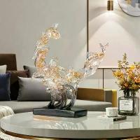 ราคา Home Decorations, High-end Light Luxury Decorative Items, Soft Decor, Crystal Swordfish Decorative Ornament (1734830184761885972)