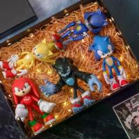 ราคา 2026 Full Set Q Version Super Sonic Action Figure Ornament, Super Sonic Mouse Articulated Action Figure Model, Children's Toy Gift (1734955148018287616)