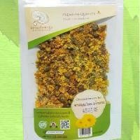 ราคา ชาสมุนไพร ดอกเก็กฮวย อบแห้ง ซอง 10 กรัม ออร์แกนิค ส่งตรงจากฟาร์ม (Dried Chrysanthemum Flower Tea 10 grams organic farm) (1733509457449747645)
